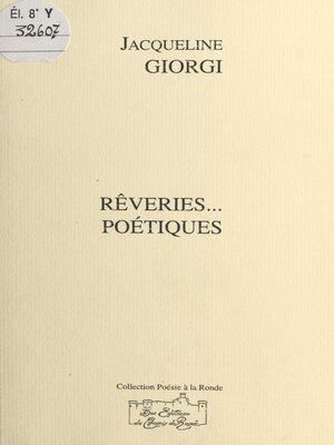 cover image of Rêveries poétiques